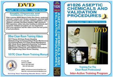 American Training Videos Clean Room Series 1026 Aseptic Chemicals/Validation Procedures